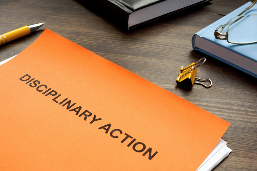 Disciplinary action